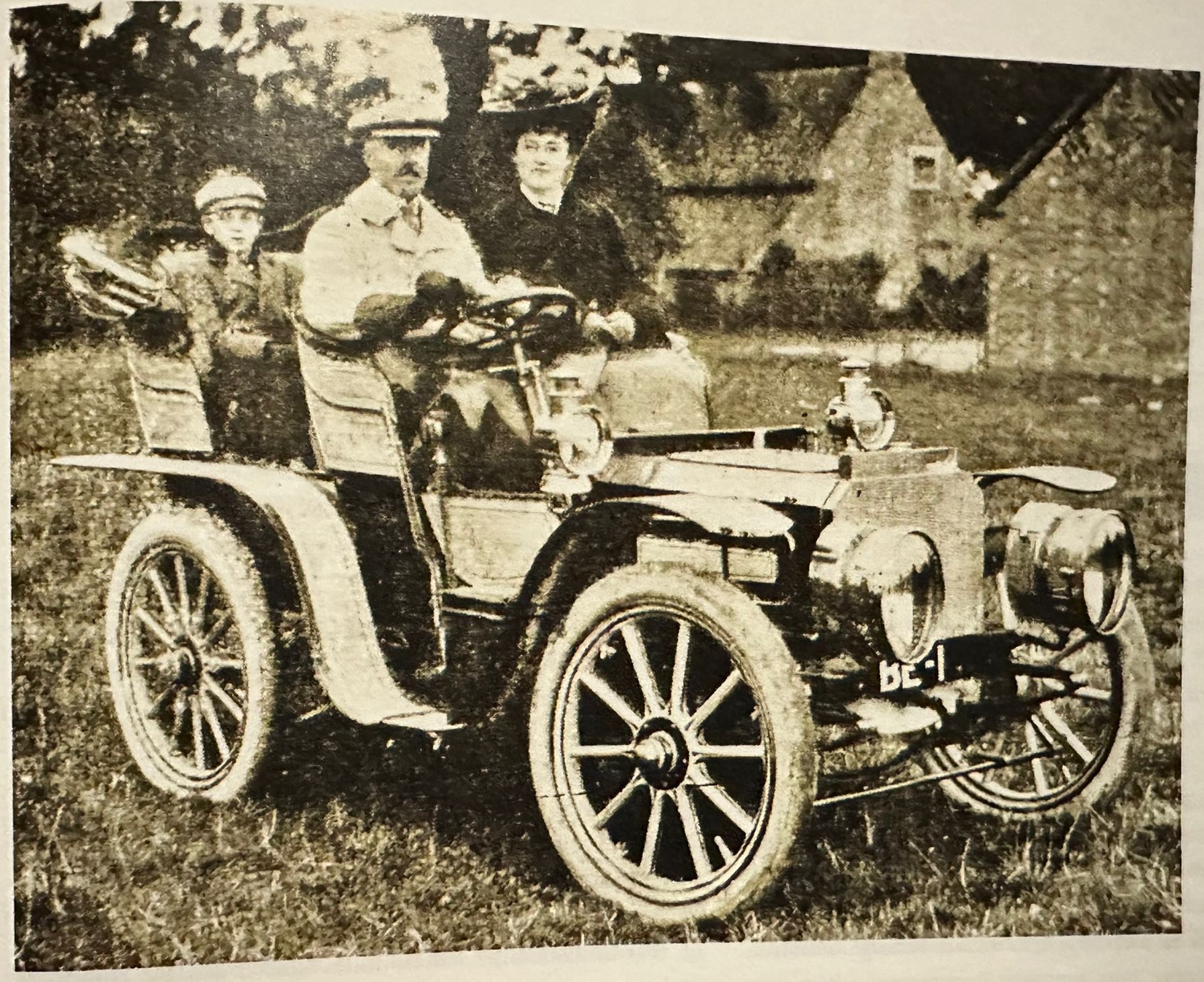 UK Number Plate BE 1
